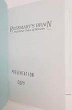 Rosemary's Brain: And Other Tales of Wonder  Martha Soukup 1st Anne McCaffrey's
