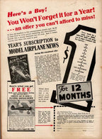 Bill Barnes Air Trails Aug 1936 Pulp Frank Tinsley Cvr; George L. Eaton