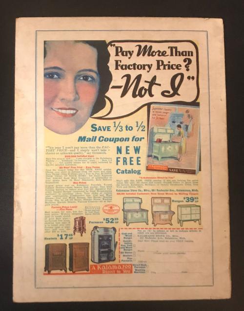 Amazing Stories Quarterly Fall-Winter 1932 Morey Cvr; Harl Vincent; Wesso int...