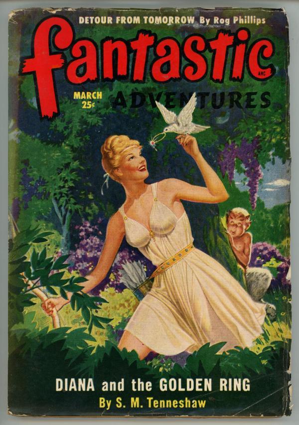 Fantastic Adventures Mar  1950 Robert Bloch, Rog Phillips