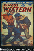 Famous Western Summer 1945 He-Man Fight Cover