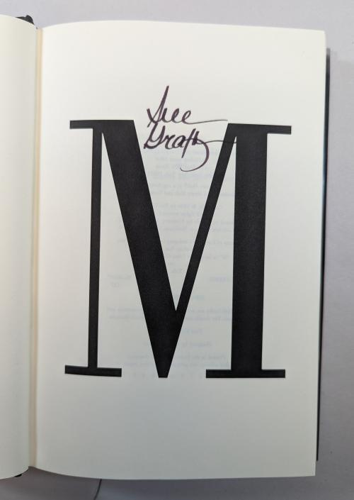 M is for Malice by Sue Grafton (First Edition) Signed