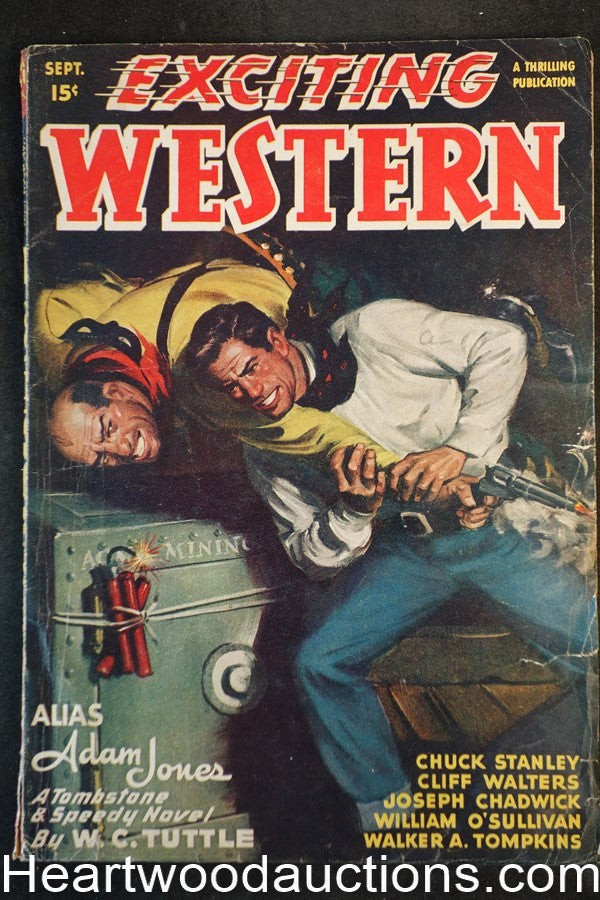 Exciting Western Sep 1947 W.C. Tuttle, Joseph Chadwick, Walker A Tompkins