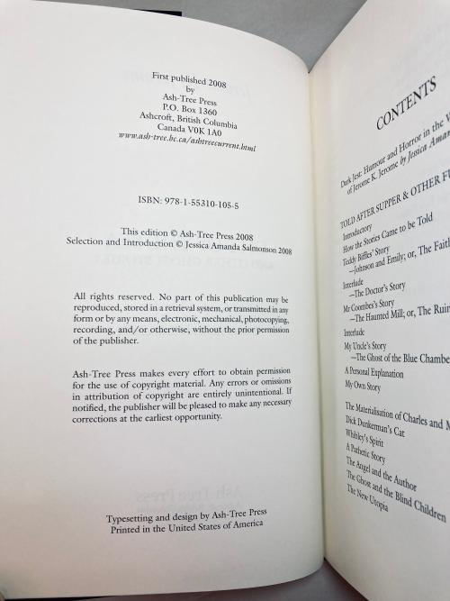 City of the Sea and Other Ghost Stories by Jerome K. Jerome (Ash-Tree Press)