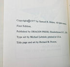 The Jewel-Hinged Jaw: Notes on the Language of Science Fiction (First Edition)