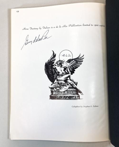 Lot of 5 Fantasy Art Books: Stephen E. Fabian, Hannes Bok, and Virgil Finlay Signed