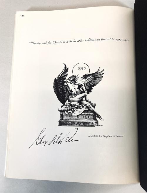 Lot of 5 Fantasy Art Books: Stephen E. Fabian, Hannes Bok, and Virgil Finlay Signed