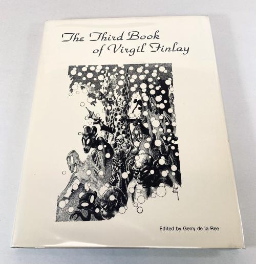 Lot of 5 Fantasy Art Books: Stephen E. Fabian, Hannes Bok, and Virgil Finlay Signed