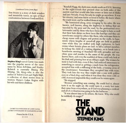 The Stand by Stephen King (Book Club Edition)