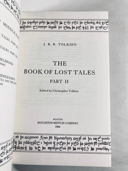 The Book of Lost Tales (Part One & Part Two) by J. R. R. Tolkien