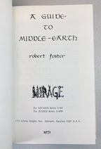 A Guide to Middle-Earth by Robert Foster (First Edition) Scarce