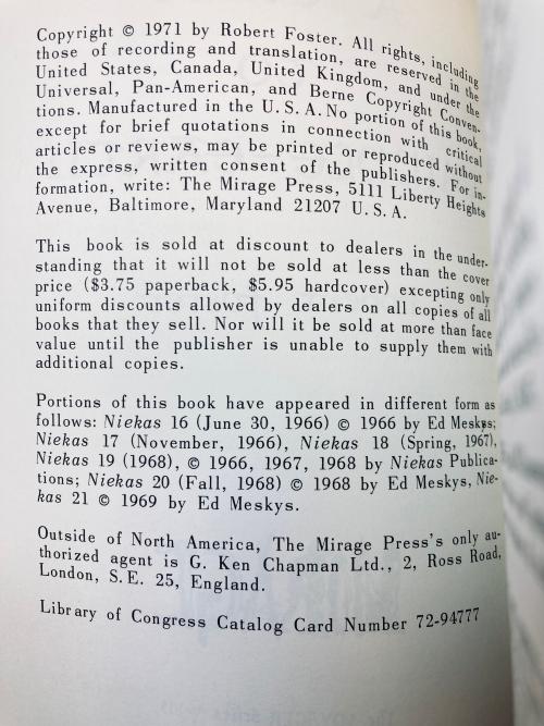 A Guide to Middle-Earth by Robert Foster (First Edition) Scarce