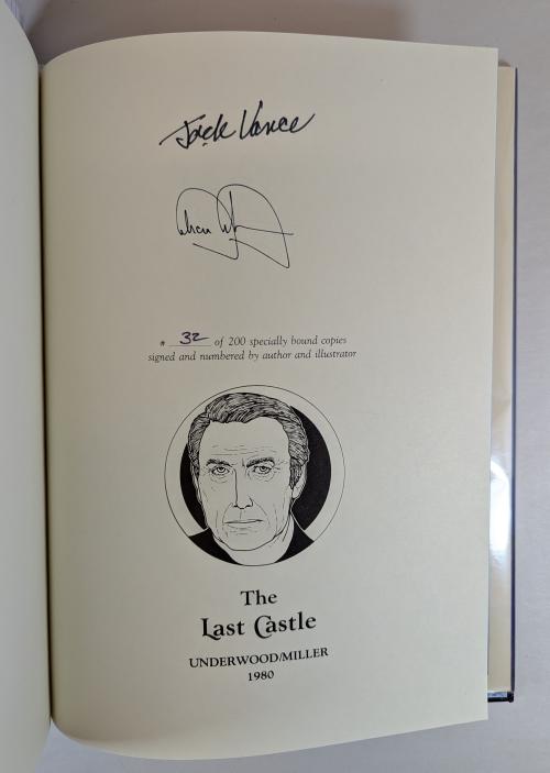 The Last Castle by Jack Vance (First Edition) Signed