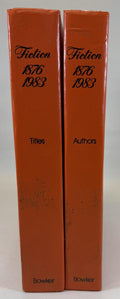 Fiction 1876-1983 Authors & Titles (2 Volume Set) First Edition
