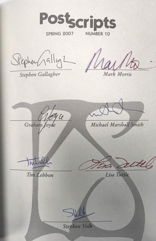 Postscripts: The A to Z of Fantastic Fiction, Spring 2007, #10 (First Edition) Signed