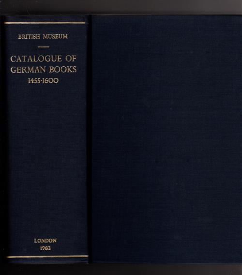 Short-Title Catalogue of Books Printed in the German-Speaking Countries 1st Ed.