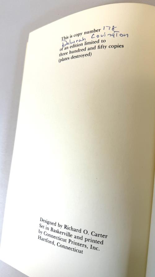 The Argus Bookshop: A Memoir by D. B. Covington (First Edition) Limited Signed