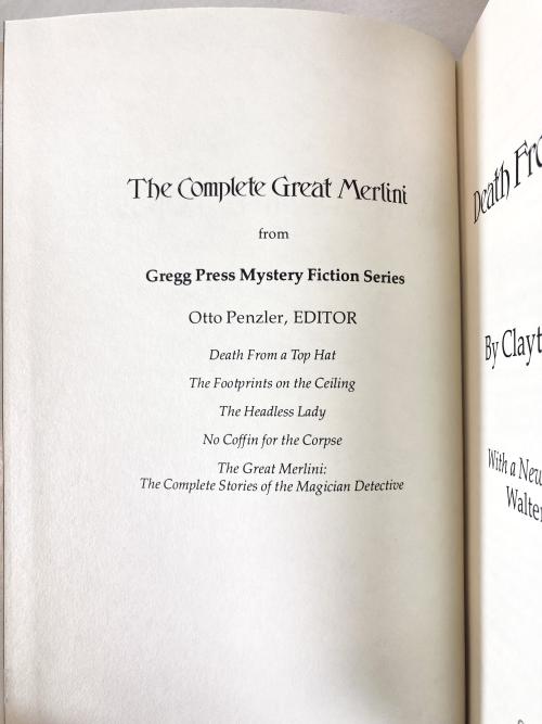 The Complete Great Merlini (5 Volume Set) by Clayton Rawson