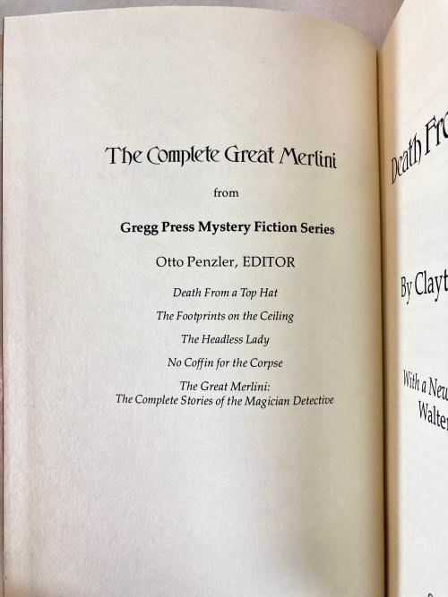The Complete Great Merlini (5 Volume Set) by Clayton Rawson