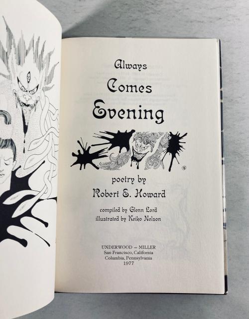 Always Comes Evening by Robert E. Howard (Limited Expanded Edition)