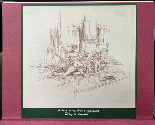 RGK: The Art of Roy G. Krenkel by Al WIlliamson Ltd Estate Copy w/ Original Art