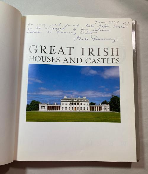 Great Irish Houses and Castles by Desmond Guinness & Jacqueline O'Brien Signed