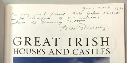 Great Irish Houses and Castles by Desmond Guinness & Jacqueline O'Brien Signed