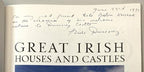 Great Irish Houses and Castles by Desmond Guinness & Jacqueline O'Brien Signed