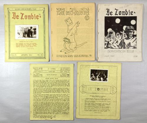LOT of 30 Issues LE ZOMBIE 1939-1945 Science Fiction FANZINE by Bob Tucker