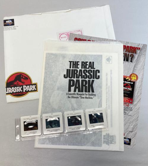 1995 Press Kit "The Real Jurassic Park" MCA Universal Documentary VHS Release