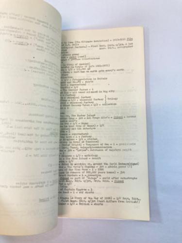 "I Bequeath" The Fantasy Foundation by Forrest J. Ackerman