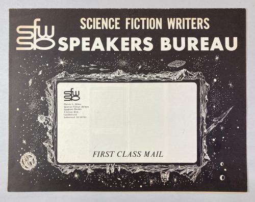 Science Fiction Writers Speakers Bureau by Harvey L. Bilker