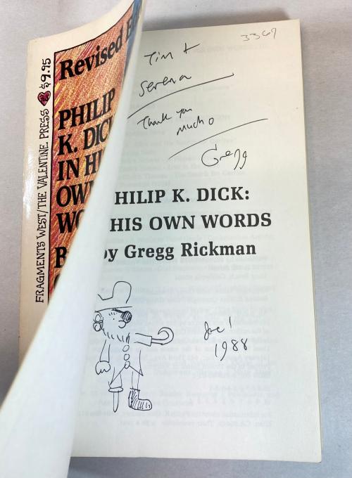 Philip K. Dick: In His Own Words (1st & 2nd) / The Last Testament / To the High Castle Signed
