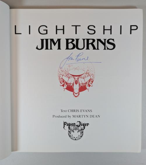 Lightship by Jim Burns, Chris Evans Signed
