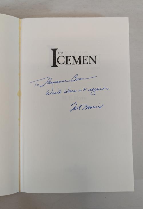 The Iceman: a Novel of Antarctica by M.E. Morris (Advanced Reading Copy) Signed