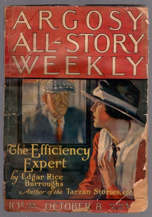 Argosy Oct 8 1921 Edgar Rice Burroughs - The Efficiency Expert Part 1
