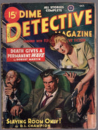 Dime Detective Oct 1947 John D. MacDonald, D.L. Champion - Pulp