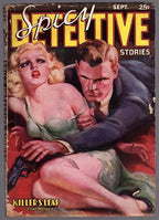 Spicy Detective Sep 1937 GGA Parkhurst Cvr Bellem, E. H. Price - Pulp
