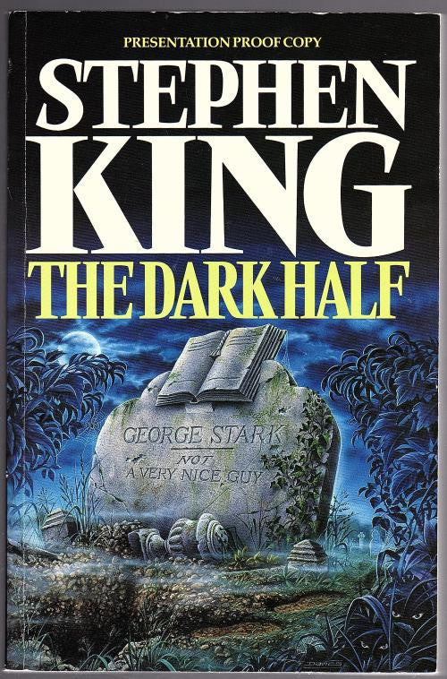 The Dark Half by Stephen King (First UK) Presentation Proof