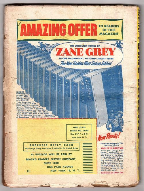 Dime Detective Aug 1951 Saunders GGA  John D. MacDonald- Pulp