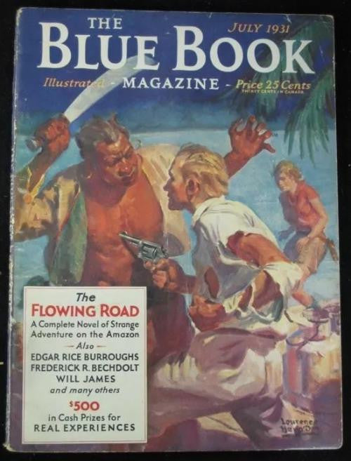 Blue Book Jul 1931 Burroughs The Land of Hidden Men pt3