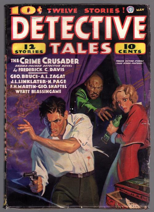 Detective Tales May 1936 Tom Lovell Cvr, Frederick C. Davis - Pulp