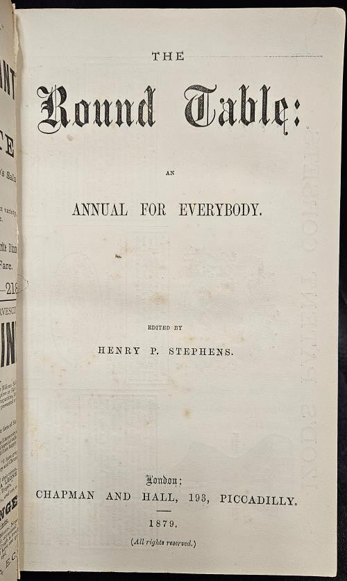 The Round Table Annual: An Annual for Everybody, 1879-1881 by Henry P. Stevens