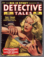 Detective Tales Mar 1948 Blonde GG Cleavage Cover Art - Pulp