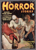 Horror Stories Feb-Mar 1936 GGA Medical Cover Art; Blassingame - Pulp