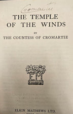 The Temple of the Winds by The Countess of Cromartie (First Edition) Signed