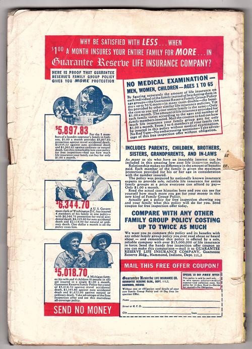 10 Story Detective Nov 1942 Norman Saunders GG Cvr, Daniels - Pulp