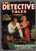 Detective Tales Nov 1936 Tom Lovell Cvr, Fred MacIsaac - Pulp