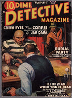 Dime Detective Sep 1938  Skull cover Frederick C. Davis, D.L. Champion - Pulp
