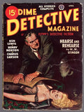 Dime Detective Apr 1947 Robert Turner story "Cold Storage" - Pulp